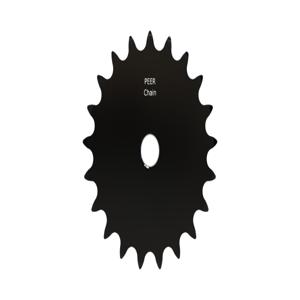 PEER CHAIN 43154 Sprocket, 1/2 Inch Size, Plain Bore, Hardened Teeth, Black Oxide | CL7ZVN