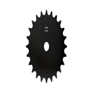 PEER CHAIN 43157 Sprocket, 1/2 Inch Size, Plain Bore, Hardened Teeth, Black Oxide | CL7ZWB