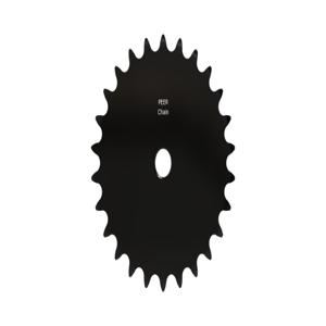 PEER CHAIN 43159 Sprocket, 1/2 Inch Size, Plain Bore, Hardened Teeth, Black Oxide | CL7ZWK