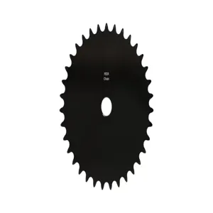 PEER CHAIN 43164 Sprocket, 5/8 Inch Size, Plain Bore, Hardened Teeth, Black Oxide | CL7ZXM