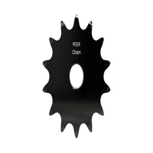 PEER CHAIN 43172 Sprocket, 1/2 Inch Size, Plain Bore, Hardened Teeth, Black Oxide | CL8BGP