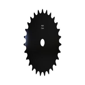 PEER CHAIN 43185 Sprocket, 5/8 Inch Size, Plain Bore, Hardened Teeth, Black Oxide | CL8BML