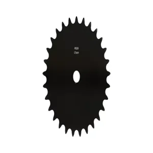 PEER CHAIN 43187 Sprocket, 5/8 Inch Size, Plain Bore, Hardened Teeth, Black Oxide | CL8BND