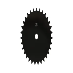 PEER CHAIN 43189 Sprocket, 5/8 Inch Size, Plain Bore, Hardened Teeth, Black Oxide | CL8BNW