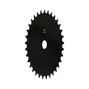 PEER CHAIN 43191 Sprocket, 5/8 Inch Size, Plain Bore, Hardened Teeth, Black Oxide | CL8BPJ