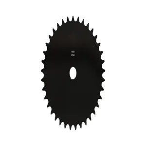 PEER CHAIN 43195 Sprocket, 5/8 Inch Size, Plain Bore, Hardened Teeth, Black Oxide | CL8BQP