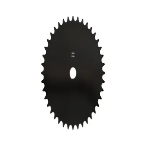 PEER CHAIN 43198 Sprocket, 3/4 Inch Size, Plain Bore, Hardened Teeth, Black Oxide | CL8BRJ