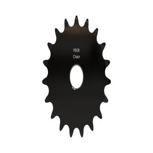 PEER CHAIN 43209 Sprocket, 5/8 Inch Size, Plain Bore, Hardened Teeth, Black Oxide | CL8DMD