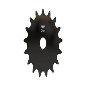 PEER CHAIN 43233 Sprocket, 3/4 Inch Size, Plain Bore, Hardened Teeth, Black Oxide | CL8FHB