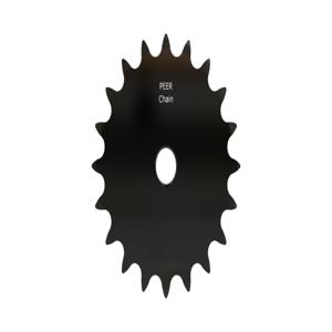 PEER CHAIN 43236 Sprocket, 3/4 Inch Size, Plain Bore, Hardened Teeth, Black Oxide | CL8FJC