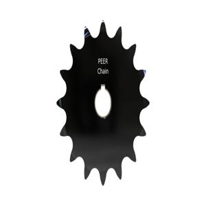 PEER CHAIN 43285 Sprocket, 1/2 Inch Size, Finished Bore, Hardened Teeth, Black Oxide | CL7ZUU