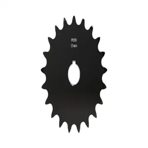 PEER CHAIN 43290 Sprocket, 1/2 Inch Size, Finished Bore, Hardened Teeth, Black Oxide | CL7ZVQ