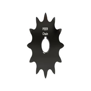 PEER CHAIN 43298 Sprocket, 5/8 Inch Size, Finished Bore, Hardened Teeth, Black Oxide | CL7ZUD