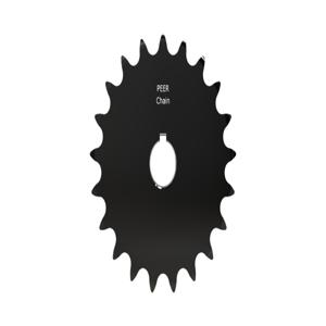 PEER CHAIN 43307 Sprocket, 5/8 Inch Size, Finished Bore, Hardened Teeth, Black Oxide | CL7ZVR