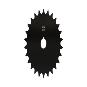 PEER CHAIN 43312 Sprocket, 5/8 Inch Size, Finished Bore, Hardened Teeth, Black Oxide | CL7ZWP