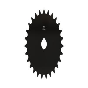 PEER CHAIN 43313 Sprocket, 5/8 Inch Size, Finished Bore, Hardened Teeth, Black Oxide | CL7ZWV