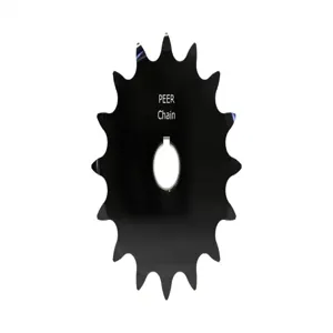 PEER CHAIN 43329 Sprocket, 1 Inch Size, Finished Bore, Hardened Teeth, Black Oxide | CL7ZUT