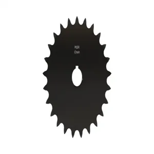 PEER CHAIN 43338 Sprocket, 1 Inch Size, Finished Bore, Hardened Teeth, Black Oxide | CL7ZWG