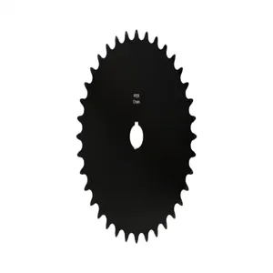 PEER CHAIN 43345 Sprocket, 1 Inch Size, Finished Bore, Hardened Teeth, Black Oxide | CL7ZXU