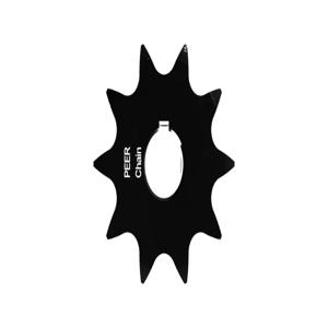 PEER CHAIN 43370 Sprocket, 1/2 Inch Size, Finished Bore, Hardened Teeth, Black Oxide | CL8BFT