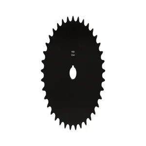 PEER CHAIN 43404 Sprocket, 5/8 Inch Size, Finished Bore, Hardened Teeth, Black Oxide | CL8BQV