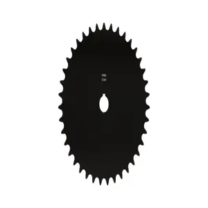 PEER CHAIN 43406 Sprocket, 5/8 Inch Size, Finished Bore, Hardened Teeth, Black Oxide | CL8BRH