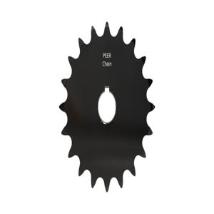 PEER CHAIN 43418 Sprocket, 3/4 Inch Size, Finished Bore, Hardened Teeth, Black Oxide | CL8BKA