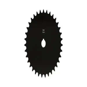 PEER CHAIN 43480 Sprocket, 1 Inch Size, Finished Bore, Hardened Teeth, Black Oxide | CL8BQA