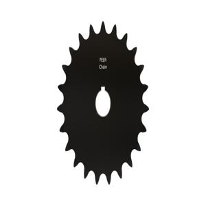 PEER CHAIN 43500 Sprocket, 1-1/8 Inch Size, Finished Bore, Hardened Teeth, Black Oxide | CL8BLC