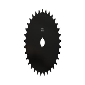 PEER CHAIN 43510 Sprocket, 1-1/8 Inch Size, Finished Bore, Hardened Teeth, Black Oxide | CL8BPL