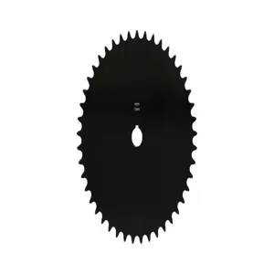 PEER CHAIN 43550 Sprocket, 1-3/16 Inch Size, Finished Bore, Hardened Teeth, Black Oxide | CL8BTD