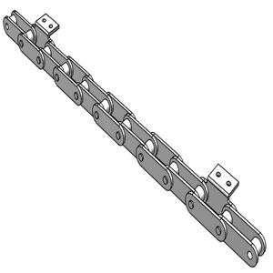 PEER CHAIN 44287 Roller Chain, C2040 Pitch, 100 Feet Length | CL8KGQ