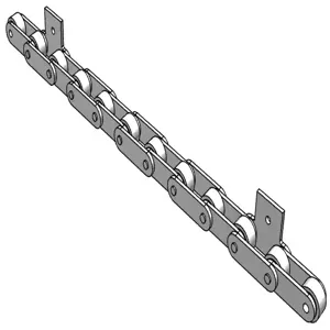 PEER CHAIN 45471 Roller Chain, 10 Feet Length, Stainless Steel | CL8RHQ