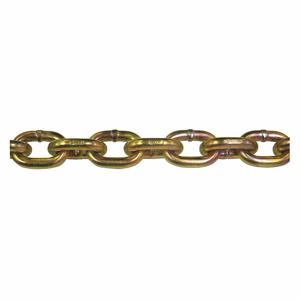 PEERLESS 5440455 Chain, Carbon Steel, 3/8 Inch Trade Size, 6, 600 lb, Gold Chromate, Chain | CT7PDQ 48RP04