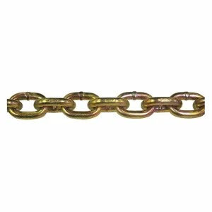 PEERLESS 5041253 Chain, Carbon Steel, 1/4 Inch Trade Size, 3, 150 lb, Gold Chromate, Chain | CT7PGZ 48RN90