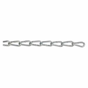 PEERLESS 6054032 Chain, Carbon Steel, 635 lb Working Load Limit, Zinc Plated, 100 ft Length | CT7PFP 48RR34