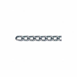 PEERLESS 6021032 Chain, Carbon Steel, 440 lb Working Load Limit, Zinc Plated, 100 ft Length, Chain | CT7PEB 48RR46