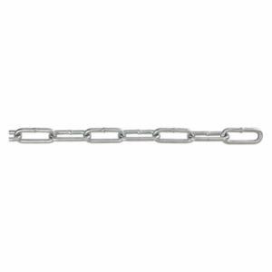 PEERLESS 6040232 Chain, Carbon Steel, 2 Inch Trade Size, 310 lb, Zinc Plated, 100 ft Length | CT7PCA 48RR26