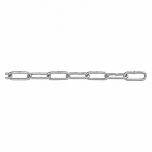 PEERLESS 6042032 Chain, Carbon Steel, 520 lb Working Load Limit, Zinc Plated, 100 ft Length, Chain | CT7PFK 48RR28