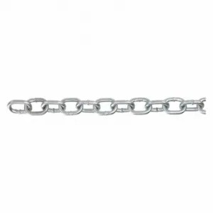 PEERLESS 6072032 Chain, Carbon Steel, 450 lb Working Load Limit, Zinc Plated, 100 ft Length | CT7PEC 48RR49