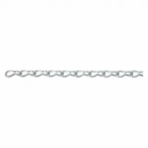 PEERLESS 7501032 Chain, Carbon Steel, 10 Inch Trade Size, 43 lb, Zinc Plated, 100 ft Length | CT7PHC 48RR70