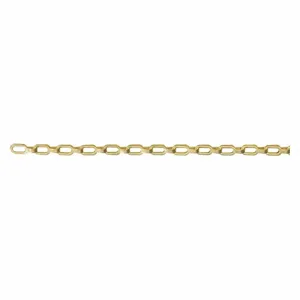 PEERLESS 7651012 Chain, Carbon Steel, 35 lb Working Load Limit, Brass, 100 ft Length | CT7PDV 48RR61