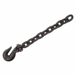 PEERLESS H3340-5524 Chain With Hooks, Alloy Steel, 3/8 Inch Trade Size, 7100 Lb Working Load, Black Oxide | CT7NYD 48RR08