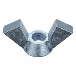 PEERLESS HARDWARE 0-CD-700C87- Wing Nut, Steel Zinc, 1/4-20 Thread Size, 1-3/8 Inch Wing Span, 10Pk | AE4RTJ 5MMX1