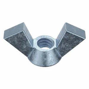 PEERLESS HARDWARE 0-CD-709A87- Wing Nut, Steel Zinc, 1/4-20 Thread Size, 1-5/8 Inch Wing Span, 10Pk | AE4RTX 5MMY3