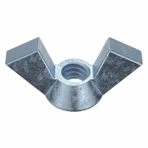 PEERLESS HARDWARE 0-CD-719A87- Wing Nut, Steel Zinc, 1/4-20 Thread Size, 1-1/16 Inch Wing Span, 10Pk | AE4RUB 5MMY7