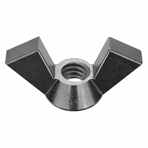 PEERLESS HARDWARE 0-CD-719AS7- Wing Nut, Steel, 1/4-20 Thread Size, 1-1/16 Inch Wing Span, 10Pk | AE4RUC 5MMY8