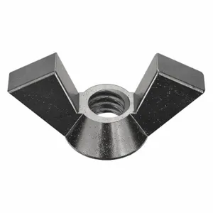 PEERLESS HARDWARE 0-CD-724BS7- Wing Nut, Steel, 1/4-20 Thread Size, 1 Inch Wing Span, 10Pk | AE4RUJ 5MMZ4