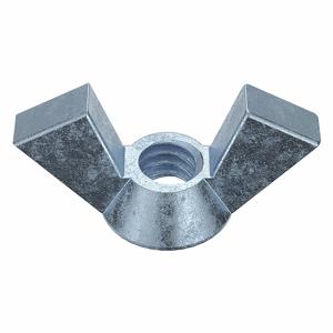 PEERLESS HARDWARE 0-CD-724C87- Wing Nut, Steel Zinc, 1/4-20 Thread Size, 1-1/2 Inch Wing Span, 10Pk | AE4RUK 5MMZ5