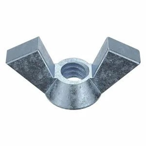 PEERLESS HARDWARE 0-CD-780B87- Wing Nut, Steel Zinc, 1/4-20 Thread Size, 1-3/16 Inch Wing Span, 10Pk | AE4RVC 5MNA7